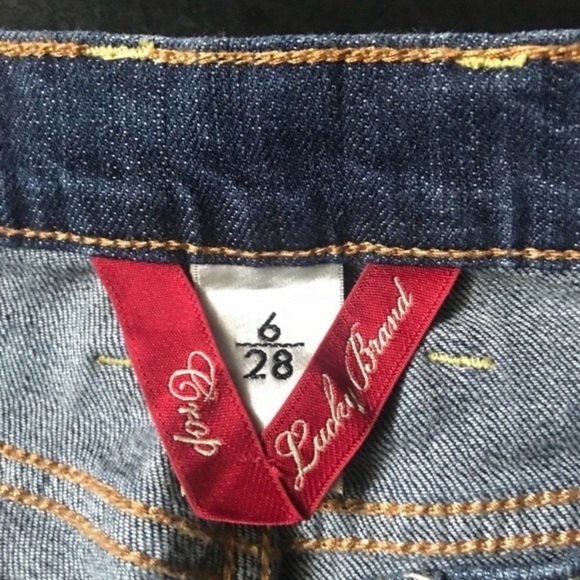 LUCKY BRAND Sweet n Low Crop Denim Jeans 6/28 - Picture 7 of 8
